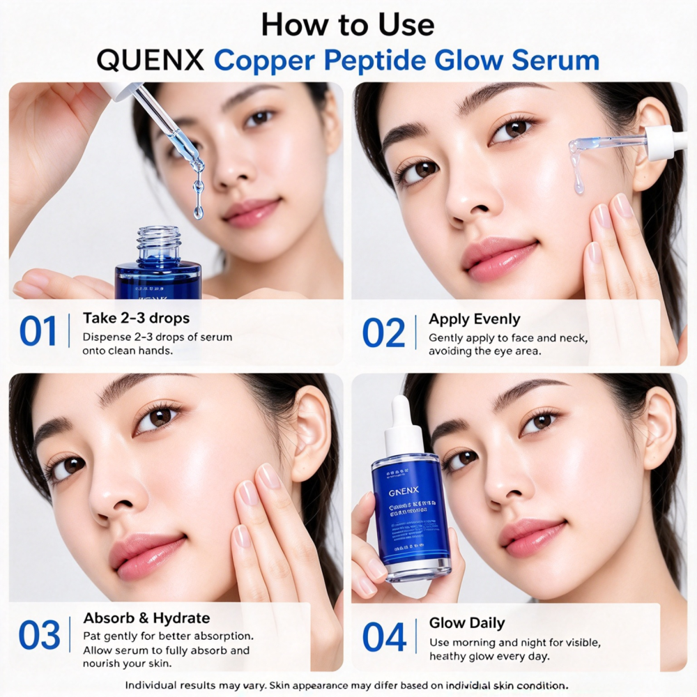 Copper Peptide Glow Serum – Firming, Hydrating & Barrier Care