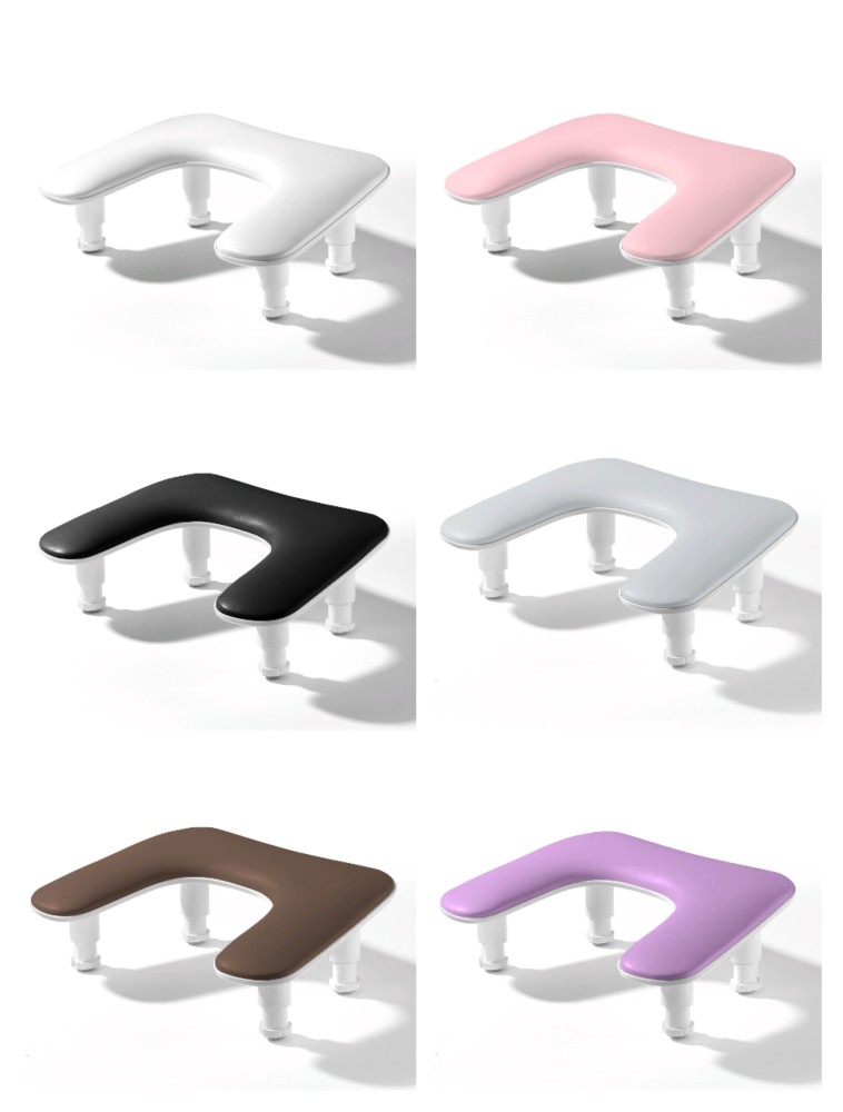 PU Manicure Arm Rest Cushion Nail Salon Hand Rest, Custom Color Nail Table Hand Support