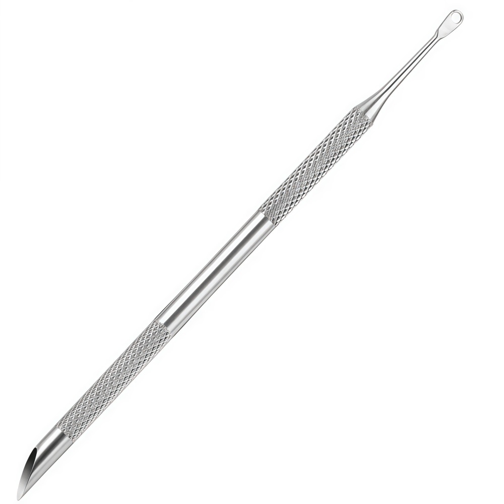 Double-Ended Metal Orange Stick | Stainless Steel Cuticle Pusher & Nail Cleaning Tool for Manicure, Salon & Wholesale
