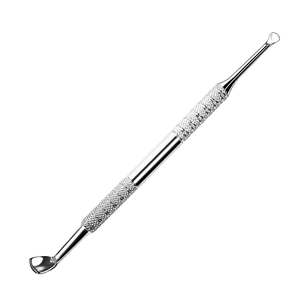 Double-Ended Cuticle Pusher Tool | Spoon Head & Loop Nail Cleaner for Professional Manicure, Cuticle Care & Salon Wholesale