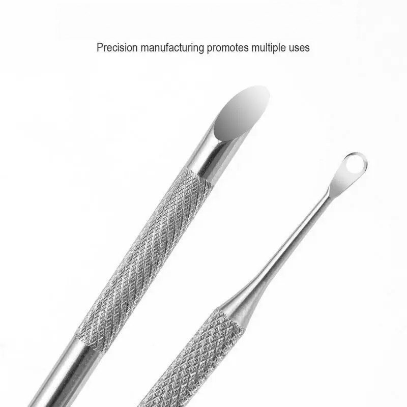 Double-Ended Metal Orange Stick | Stainless Steel Cuticle Pusher & Nail Cleaning Tool for Manicure, Salon & Wholesale