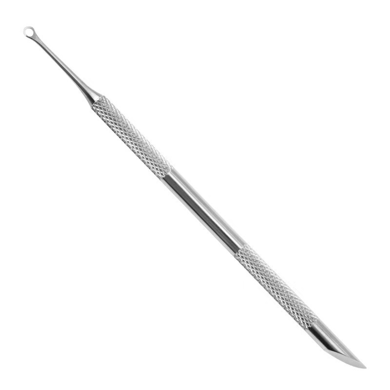 Double-Ended Metal Orange Stick | Stainless Steel Cuticle Pusher & Nail Cleaning Tool for Manicure, Salon & Wholesale