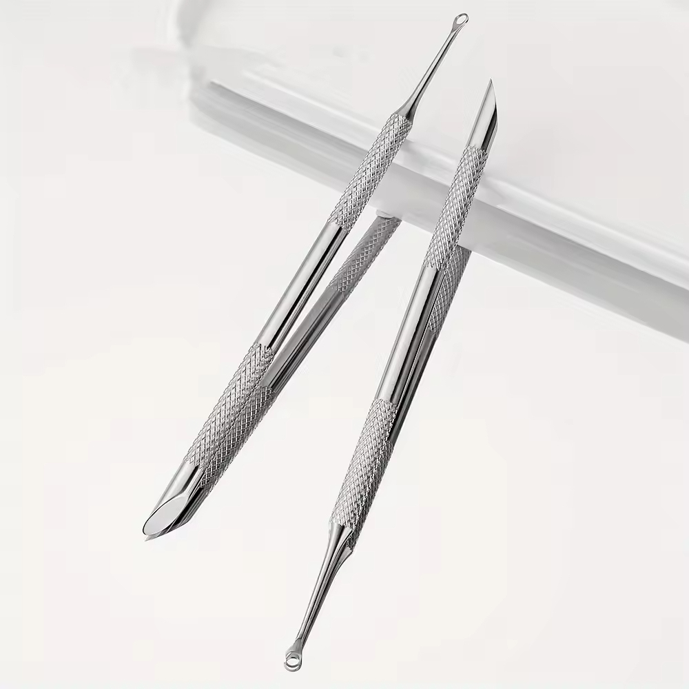 Double-Ended Metal Orange Stick | Stainless Steel Cuticle Pusher & Nail Cleaning Tool for Manicure, Salon & Wholesale