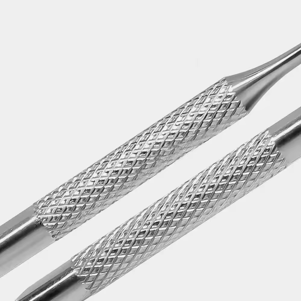 Double-Ended Metal Orange Stick | Stainless Steel Cuticle Pusher & Nail Cleaning Tool for Manicure, Salon & Wholesale