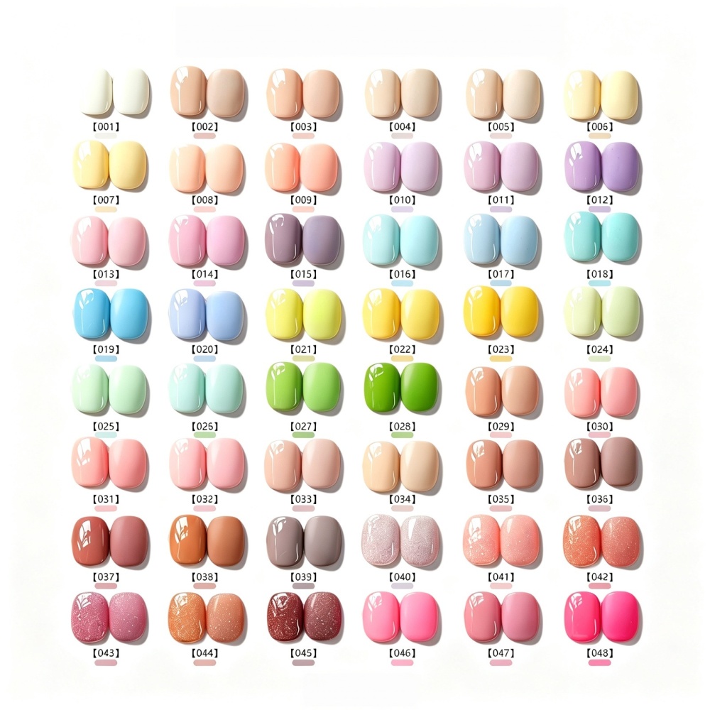 96 Colors Cream Solid Nail Gel Polish UV/LED Gel Polish 12ml Long Lasting High Saturation Nail Art DIY Polish Gel