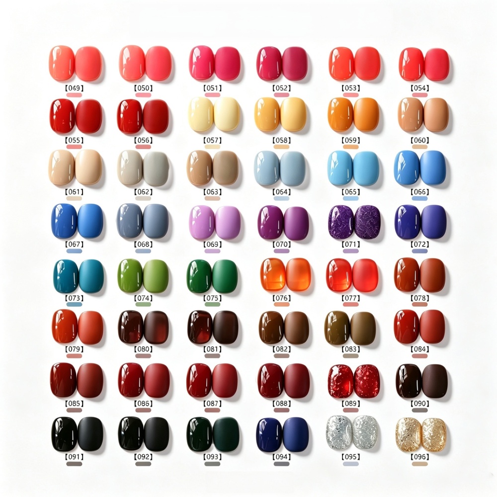 96 Colors Cream Solid Nail Gel Polish UV/LED Gel Polish 12ml Long Lasting High Saturation Nail Art DIY Polish Gel