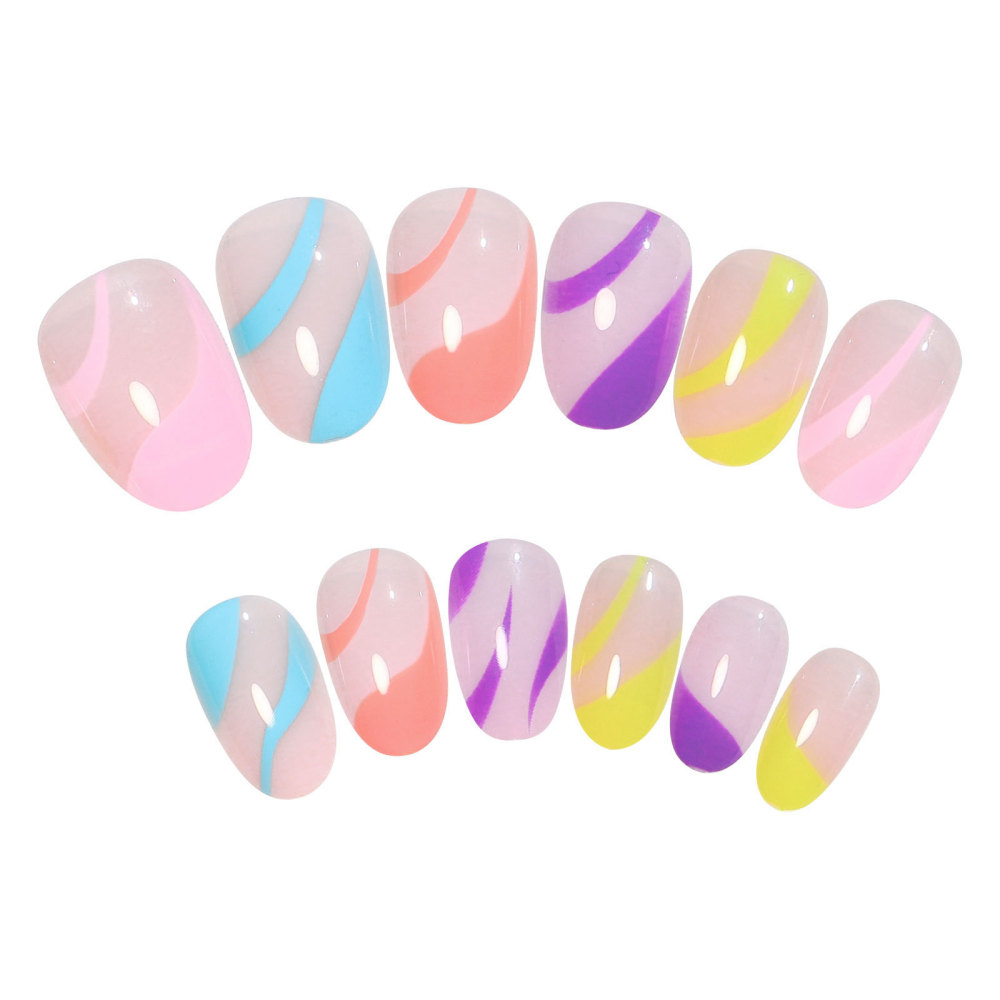3D Y2K Press-On Nails with Handmade Cherry & Floral Decorations