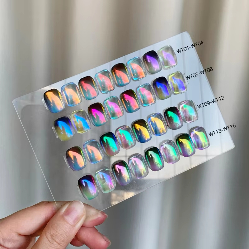 PaiPai Air Cushion Aurora Nail Powder with Sheer Iridescent Mermaid Effect