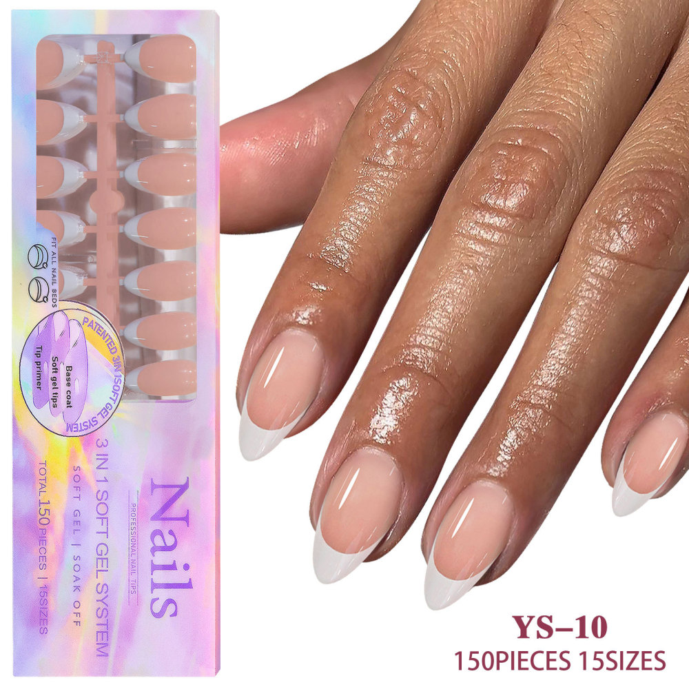 3-in-1 French Soft Gel Press-On Nails