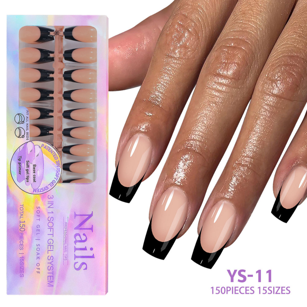 3-in-1 French Soft Gel Press-On Nails