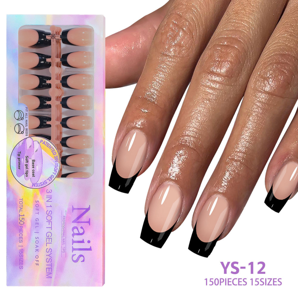 3-in-1 French Soft Gel Press-On Nails