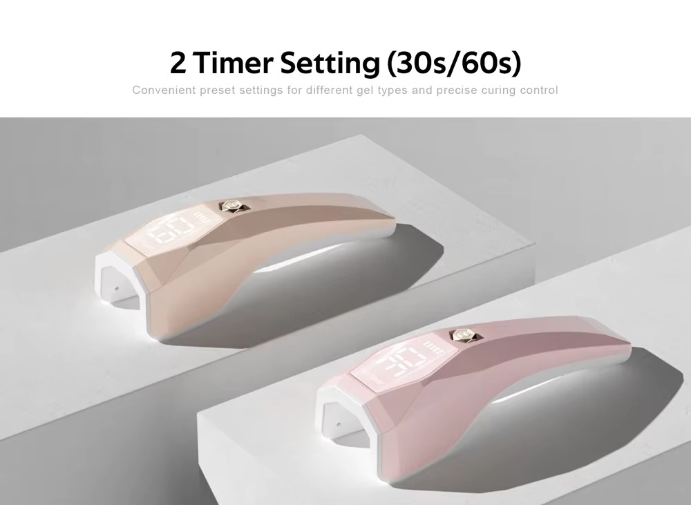 Nail Lamp UV LED Mini Handheld Lamp Portable & Rechargeable Nail Dryer