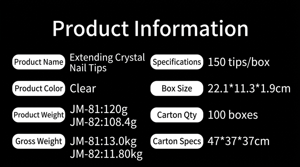 Wholesale XXL Dual Forms with Guide Lines 150PCS 15 Sizes 3 Shapes Clear Gel Nail Extension Molds