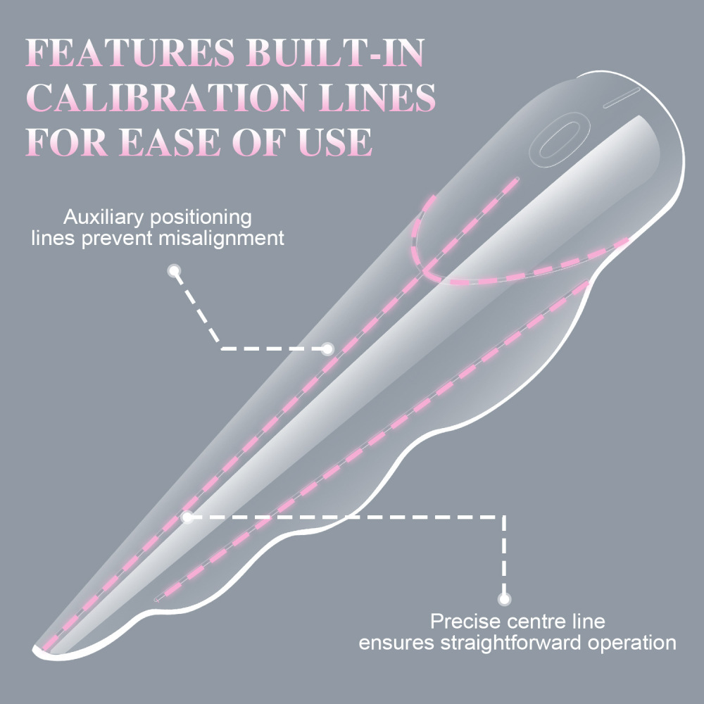 Extra Long Stiletto Artificial Nail Extension Forms 150PCS 15 Sizes Clear No-Paper Form Nail Builder Tips