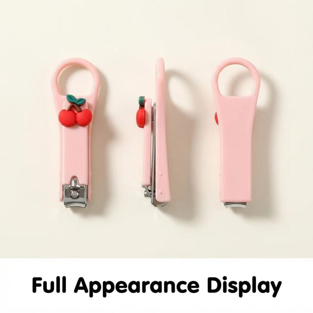 Cute Cartoon Fruit Mini Nail Clippers Stainless Steel Nail Cutter for Kids and Manicure