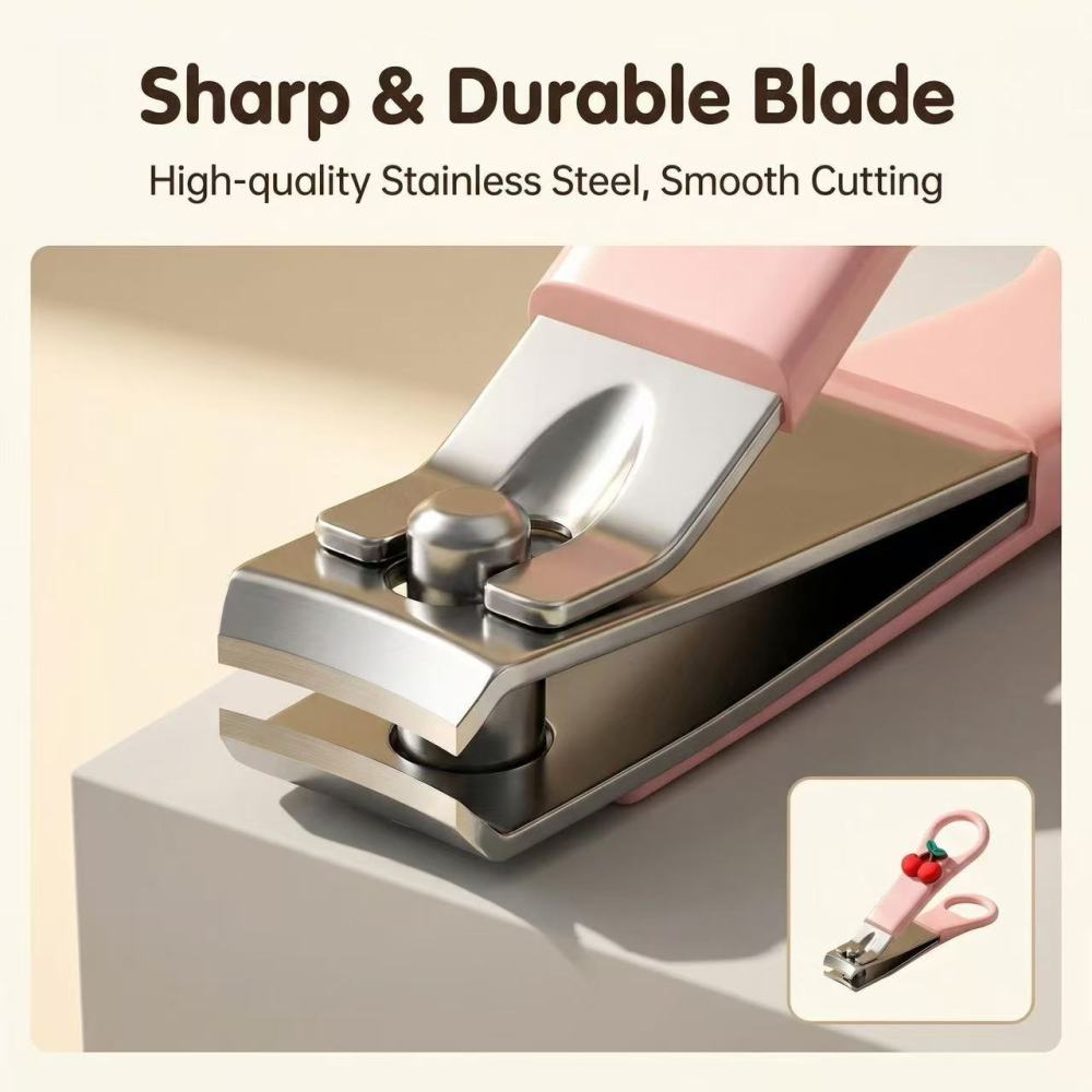 Cute Cartoon Fruit Mini Nail Clippers Stainless Steel Nail Cutter for Kids and Manicure
