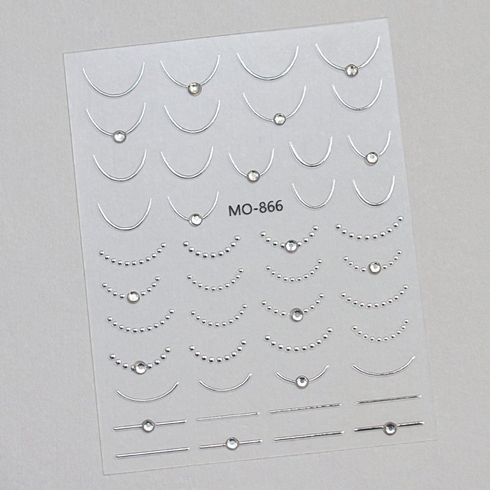 Baroque Gem 3D Nail Art Stickers