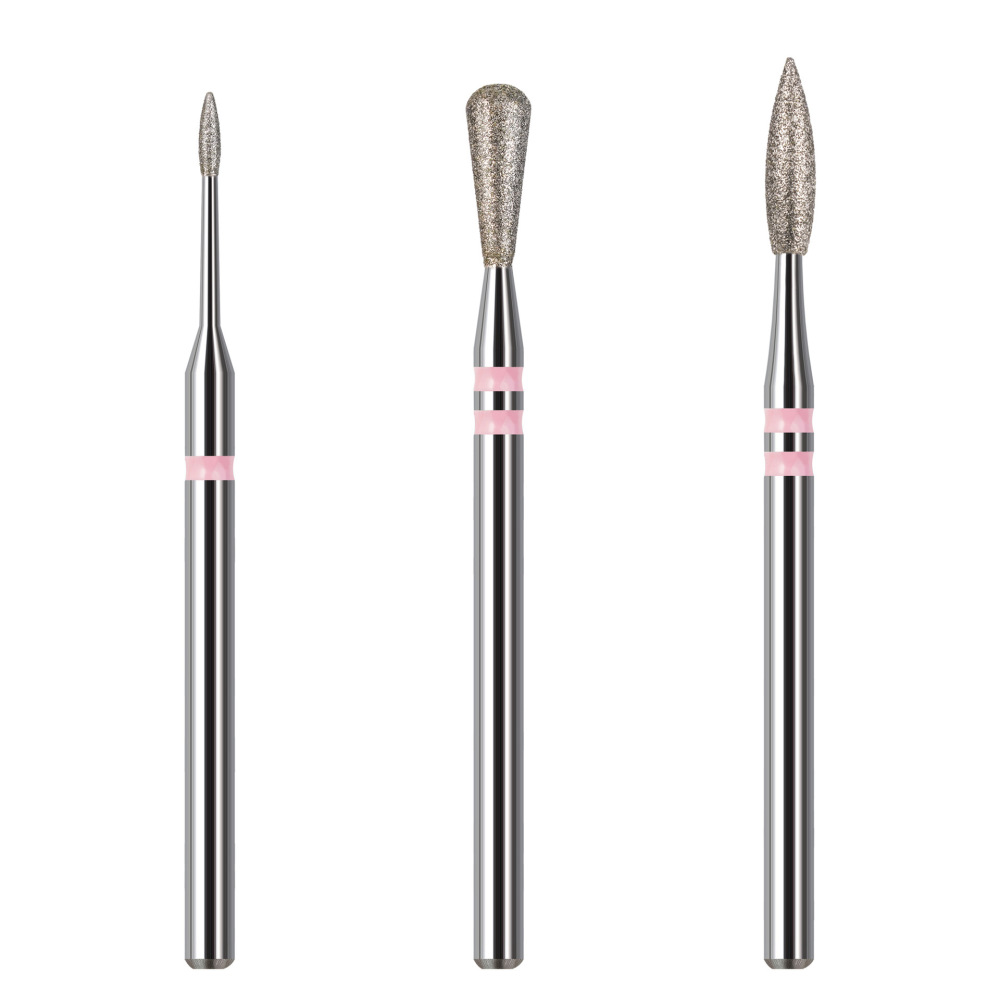 Diamond Nail Drill Bits 3 Sizes for Cuticle Work