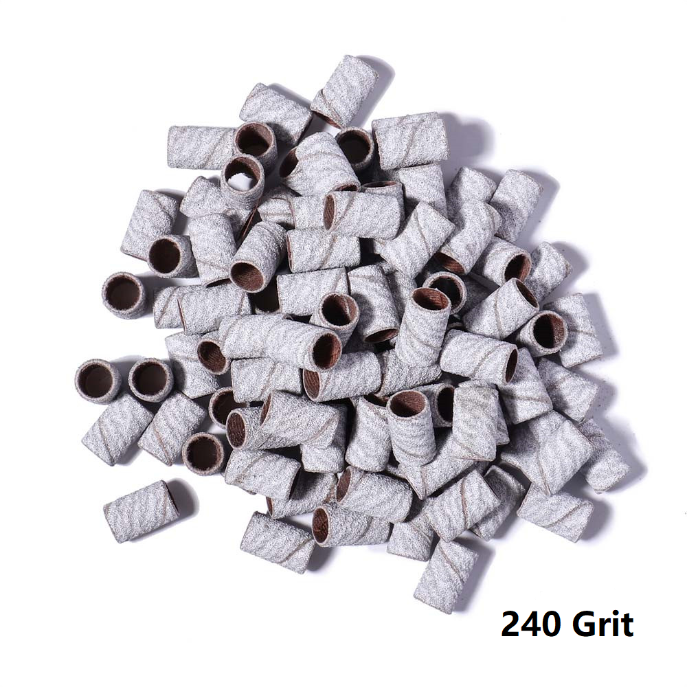 Nail Drill Sanding Bands Multiple Grits 100pcs