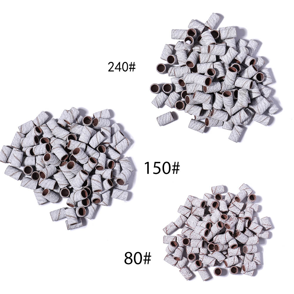 Nail Drill Sanding Bands Multiple Grits 100pcs