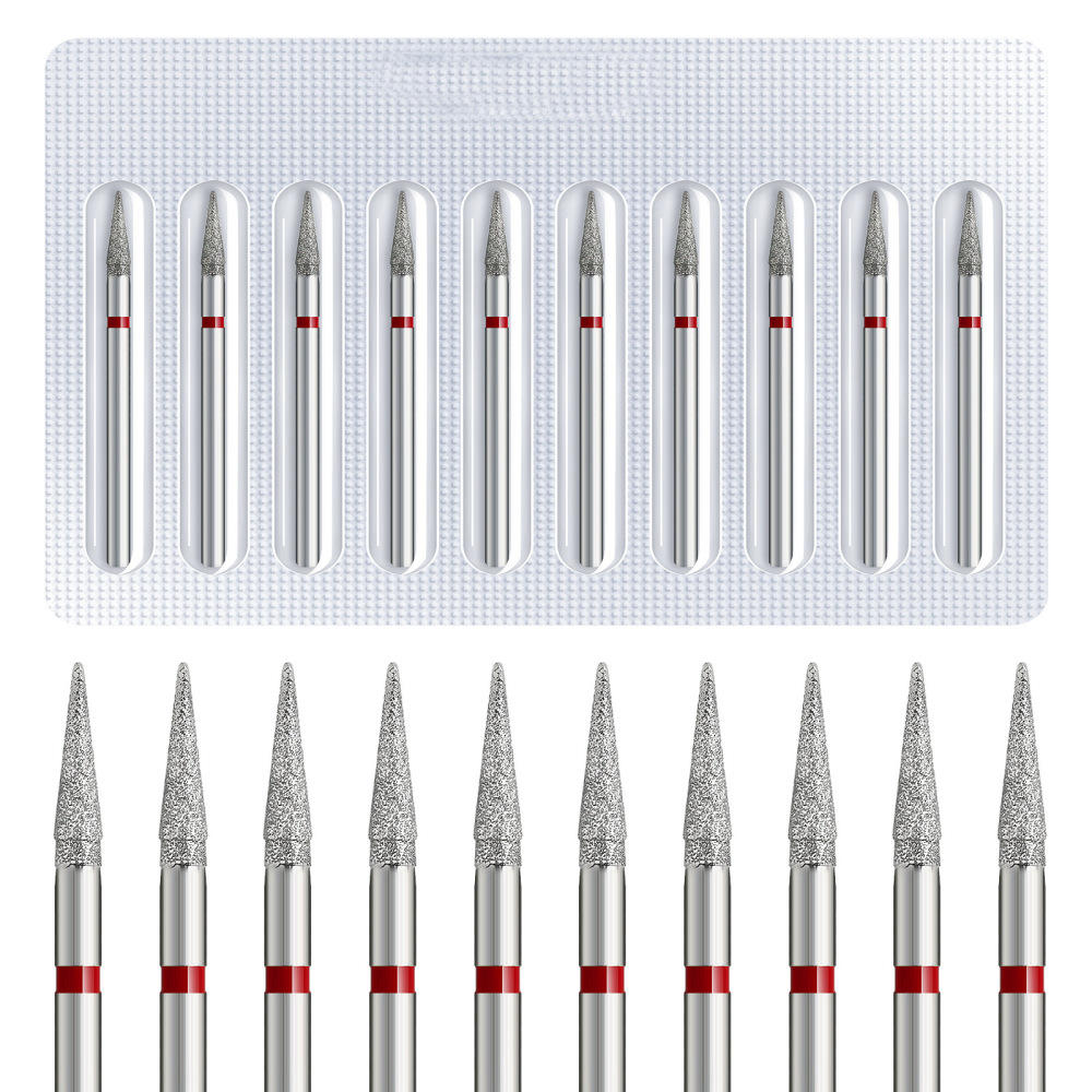 Russian Manicure Tungsten Carbide Nail Drill Bit Set