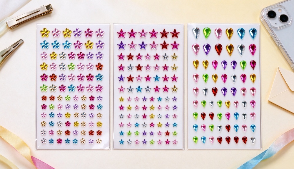 Self-Adhesive Acrylic Gem Stickers