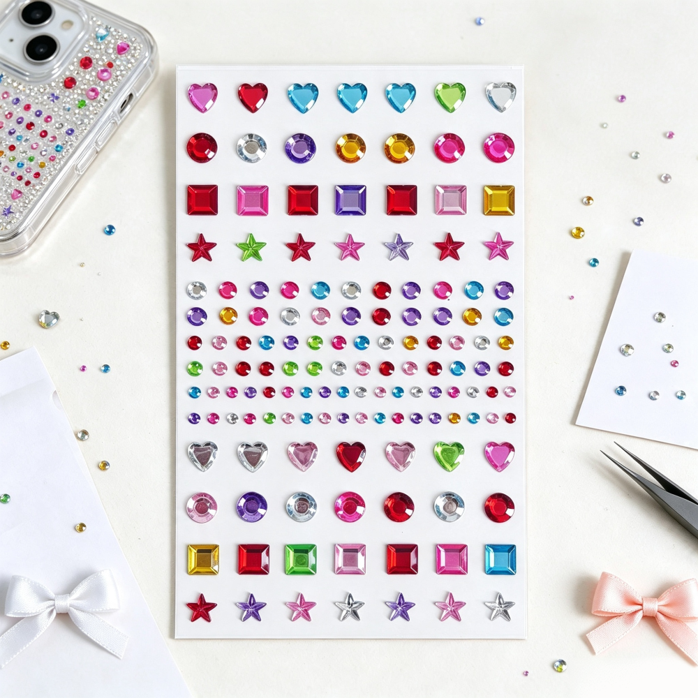 Self-Adhesive Acrylic Gem Stickers