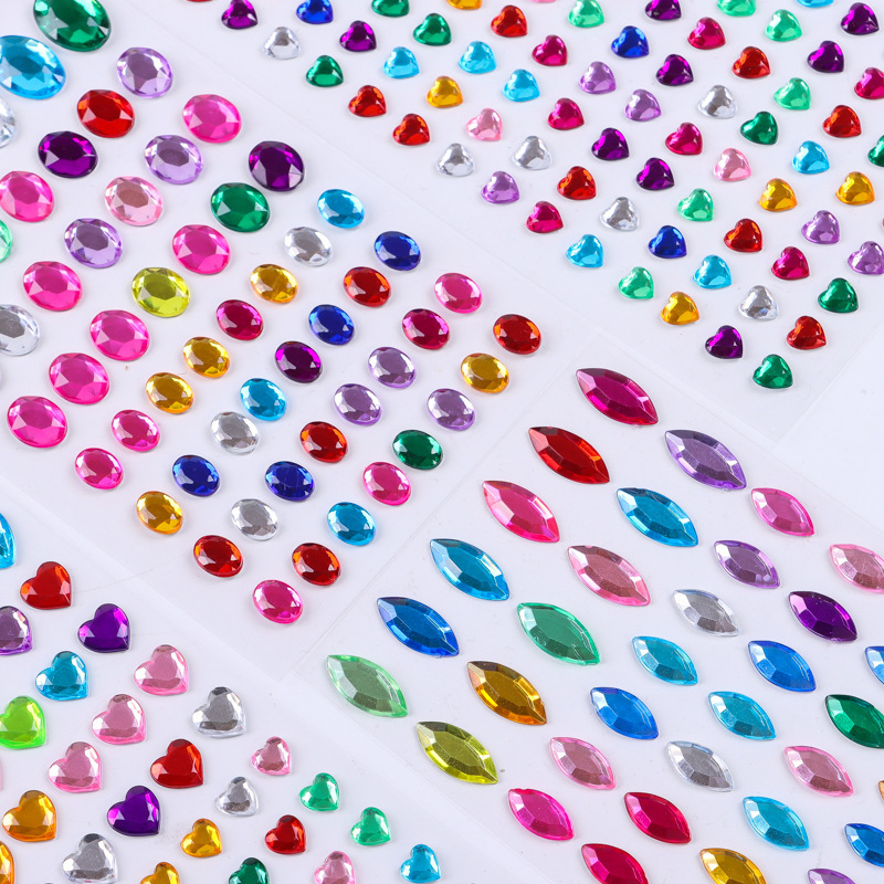 Self-Adhesive Acrylic Gem Stickers