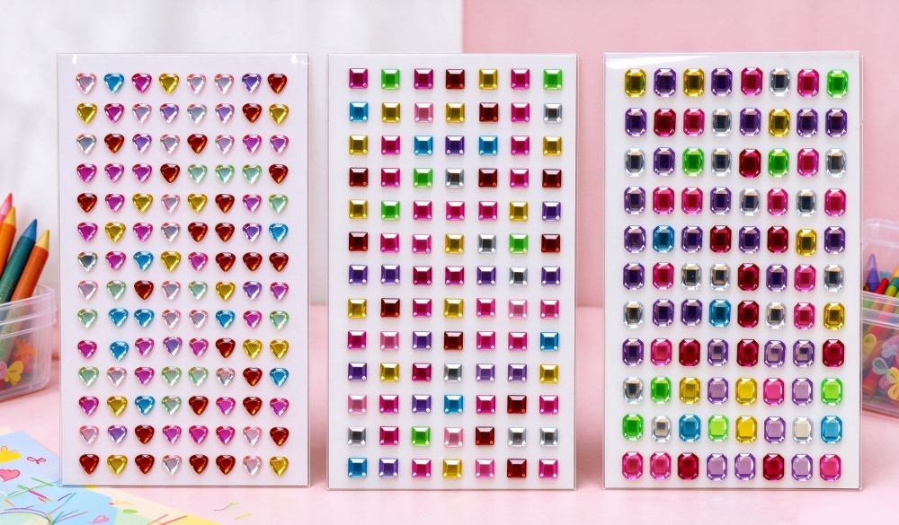Self-Adhesive Acrylic Gem Stickers