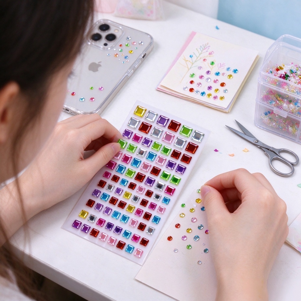 Self-Adhesive Acrylic Gem Stickers