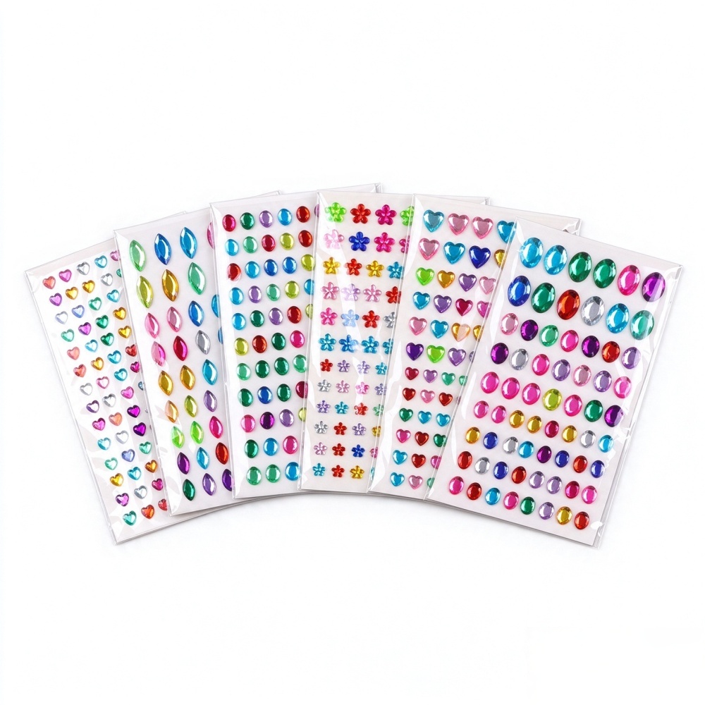 Self-Adhesive Acrylic Gem Stickers