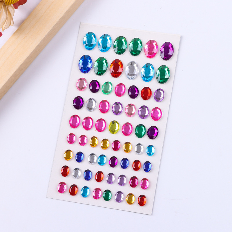 Self-Adhesive Acrylic Gem Stickers