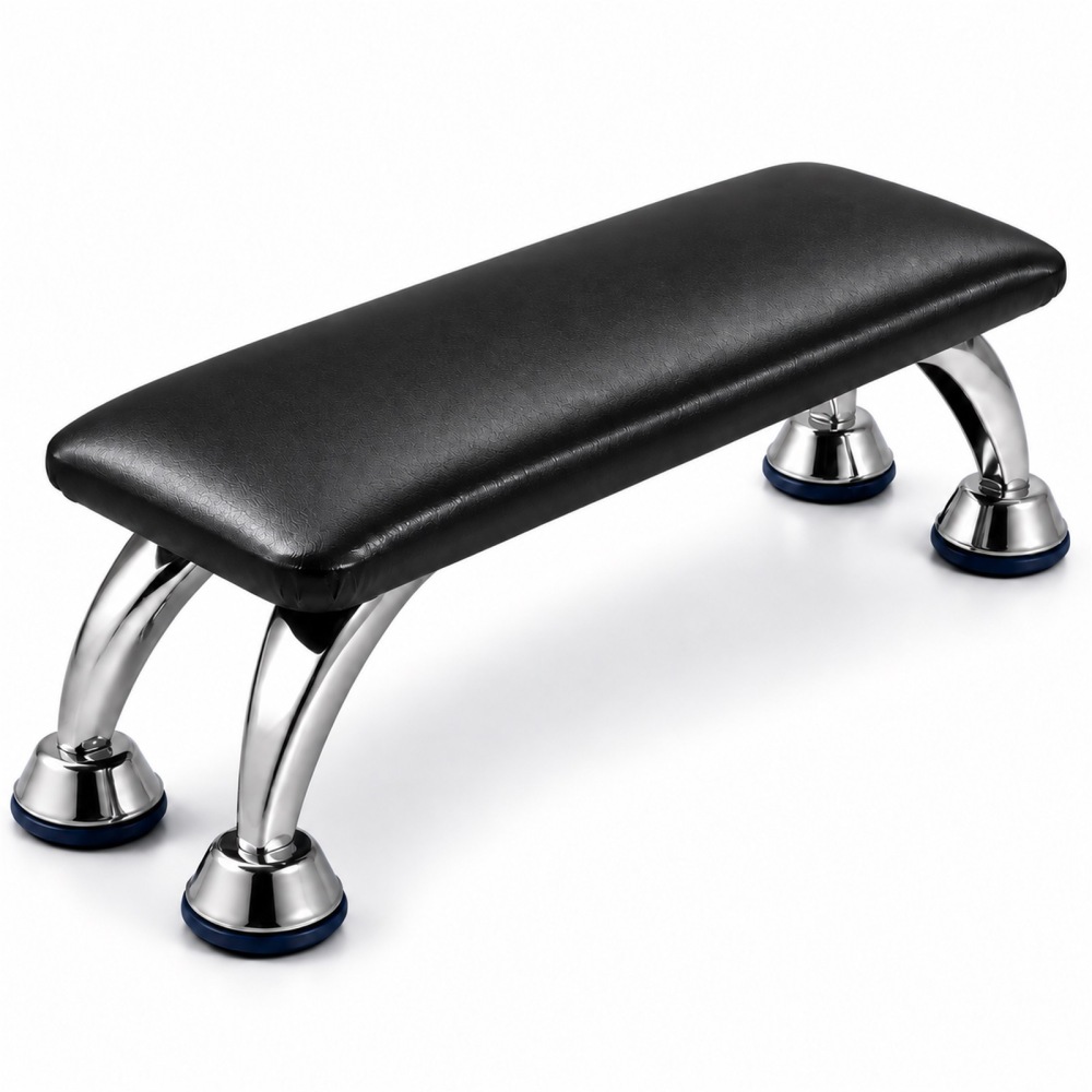 PU Leather Nail Hand Rest with Metal Legs