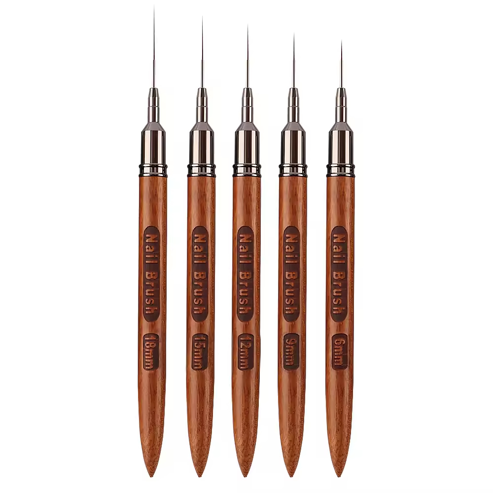 Wood Handle Nail Liner Brush