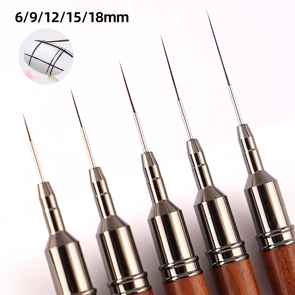 Wood Handle Nail Liner Brush