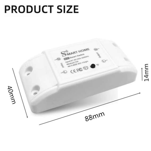 Doodle intelligent mini wifi switch voice APP remote control time switch hidden switch
