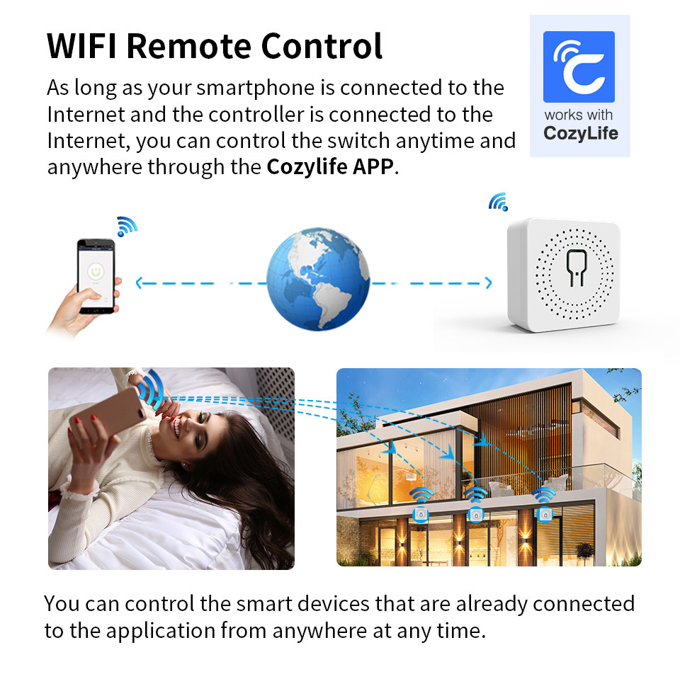 Cozylife WIFI Switch Smart Switch APP Remote Control Voice Alexa Cross-border Home Electrician