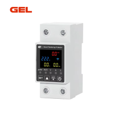 TUYA WiFi 63A Smart Circuit Breaker, Single‑Phase Earth Leakage Protector with kWh Meter