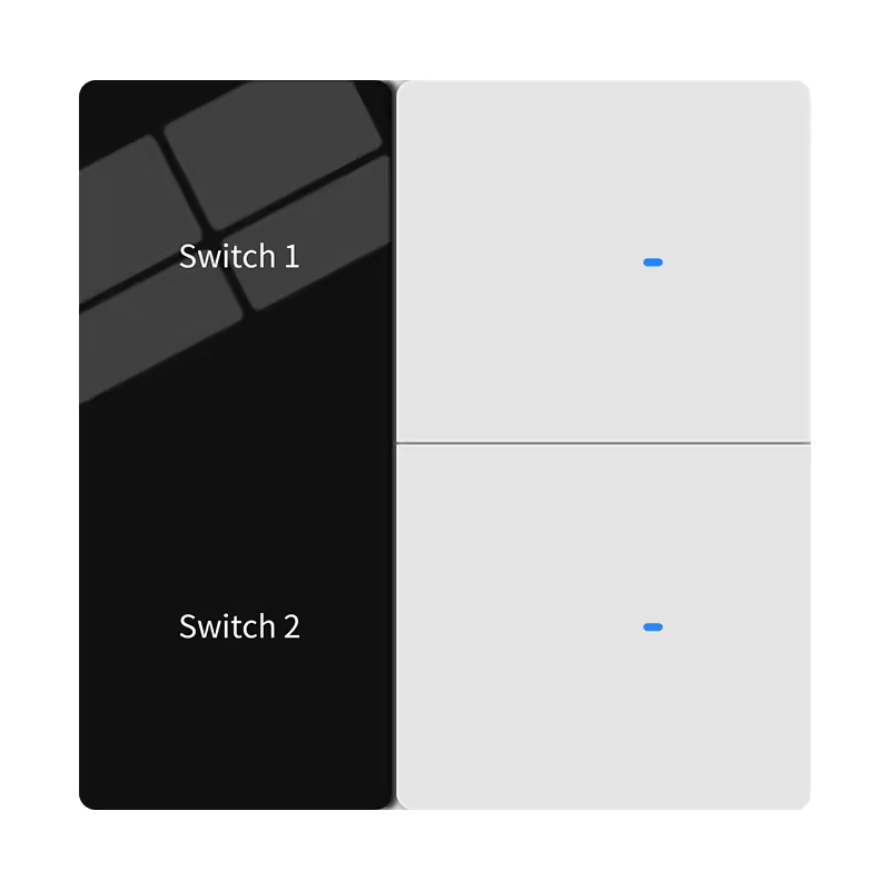 Tuya Smart LED Display Switch Series - 3 Gang, WiFi or ZigBee, Dimmer & Curtain Controllers | GEL