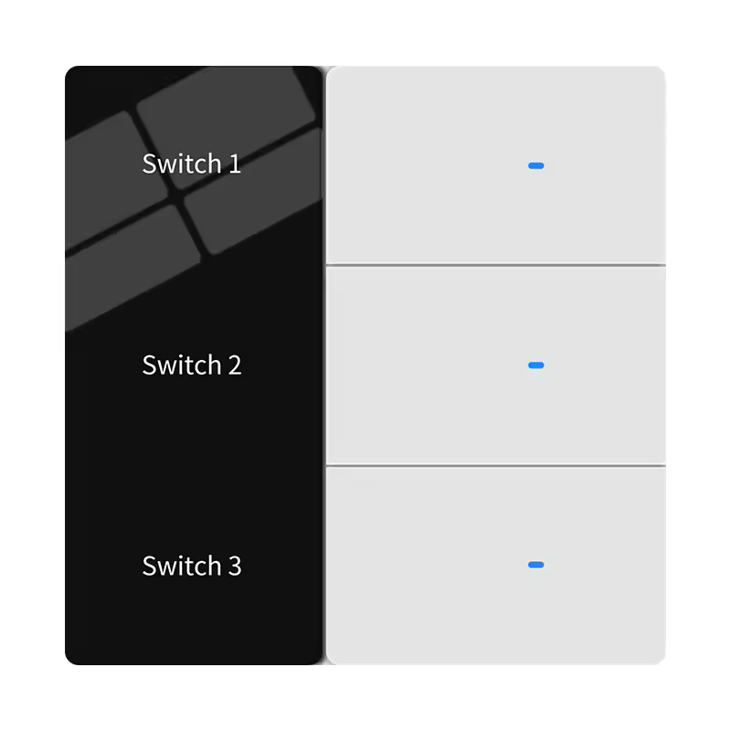 Tuya Smart LED Display Switch Series - 1 Gang, WiFi or ZigBee, Dimmer & Curtain Controllers | GEL