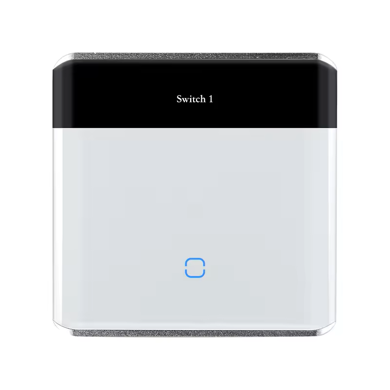 Tuya Smart LED Display 3-Gang WiFi Light Switch, N+L Neutral Wire, Works with Smart Life, Alexa & Google Home, for UK/EU Smart Home