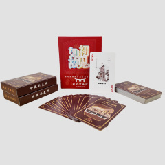 Stampa di carte da gioco con logo personalizzato per carte da poker pubblicitarie in carta da mazzo