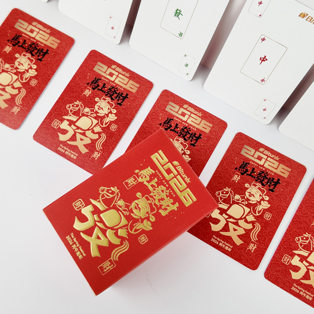 Set di carte da poker per famiglie di carta di dimensioni adatte per la raccolta