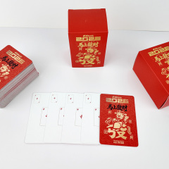 Set di carte da poker per famiglie di carta di dimensioni adatte per la raccolta