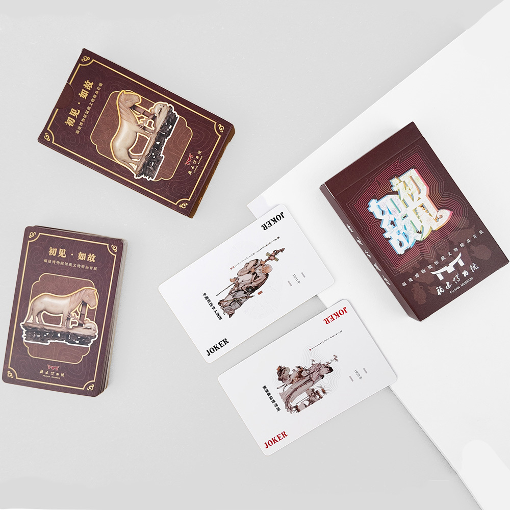 Stampa di carte da gioco con logo personalizzato per carte da poker pubblicitarie in carta da mazzo
