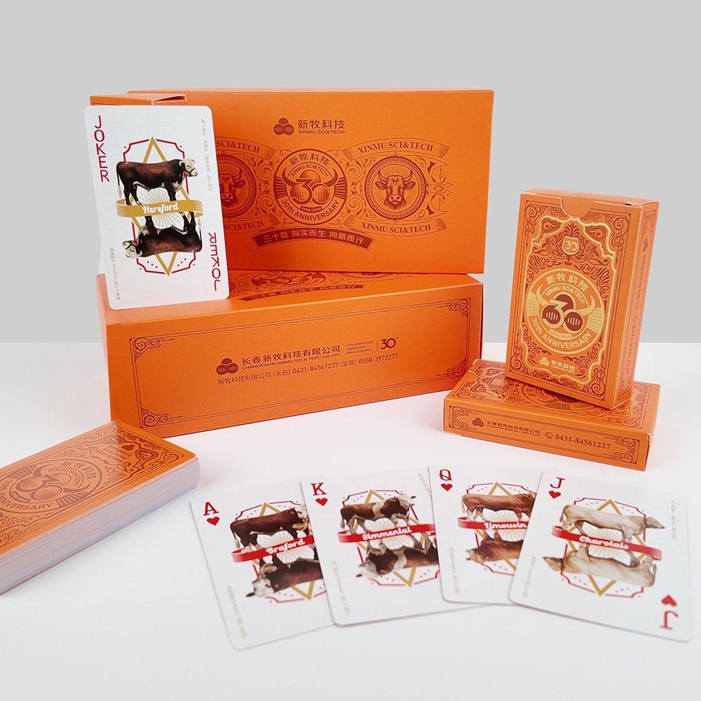 O OEM de papel feito sob encomenda dos cartões de jogo imprimiu o pôquer 54