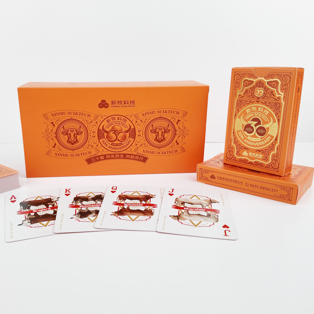 O OEM de papel feito sob encomenda dos cartões de jogo imprimiu o pôquer 54