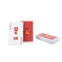 Carte da gioco da tavolo da stampa personalizzate rosse professionali Mini Poker Deck