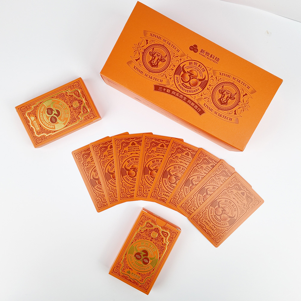 O OEM de papel feito sob encomenda dos cartões de jogo imprimiu o pôquer 54