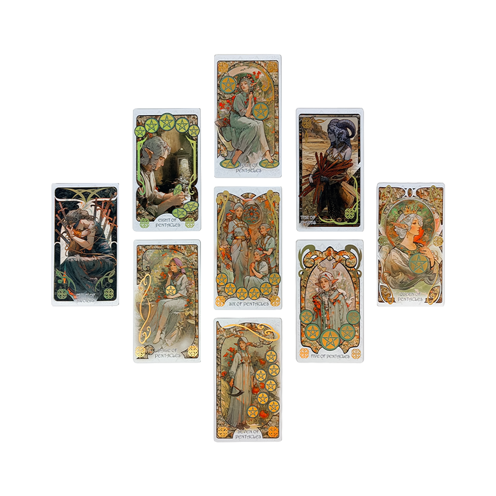 Cartes de tarot monstre classique de la Forêt-Noire